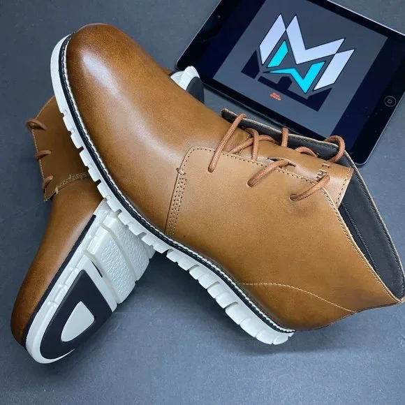 Cole Haan Zerogrand Chukka Boot Brown Tan C35593 Mens 9.5 M Cole Haan | Shoes | Cole Haan Zerogrand Mens Chukka Boot  main image 3